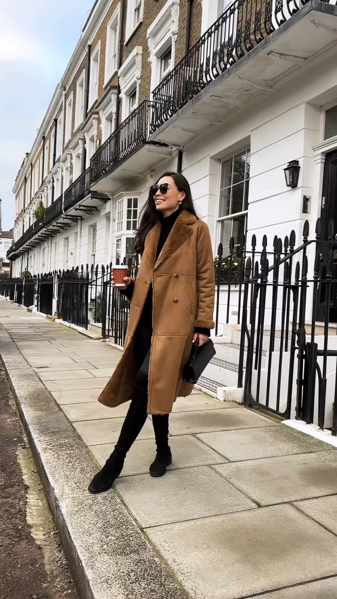 If in between sizes, size down. I’m wearing an XS but I would have been happy with a Small too if I wore a chunkier sweater underneath! If you want to layer really thick sweaters, your normal size would work! Winter outfit, coat, over the knee boots. 

#LTKHoliday #LTKSeasonal #LTKWatchNow