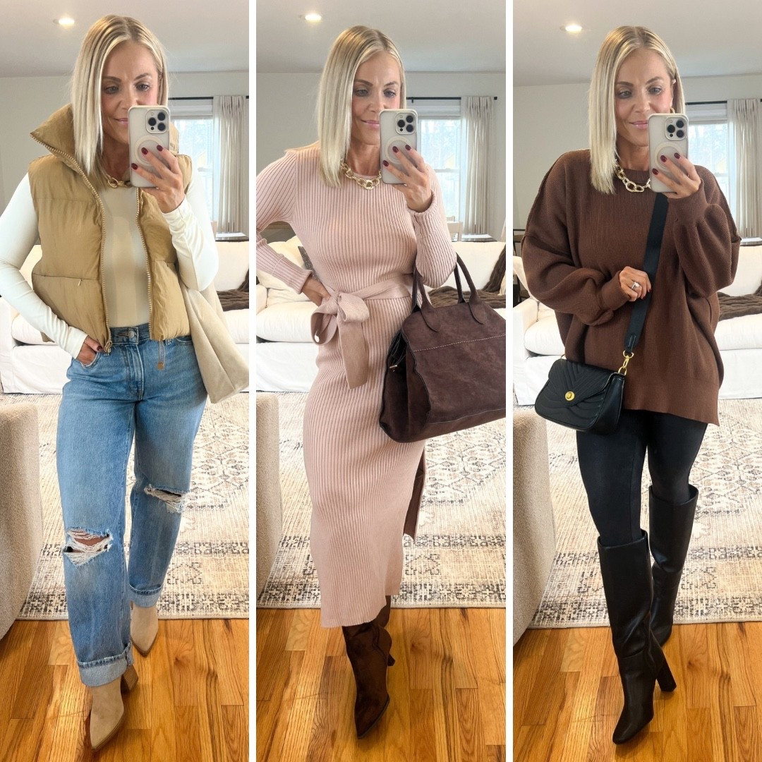 Amazon Thanksgiving Outfit Ideas🤎
These are perfect for Thanksgiving or just for a new fall outfit!

Thanksgiving outfits. Amazon fashion, Amazon finds, Amazon outfits, fall outfits, fall style, fall ootd, Amazon jeans, petite jeans, fall sweaters, midsize fashion 