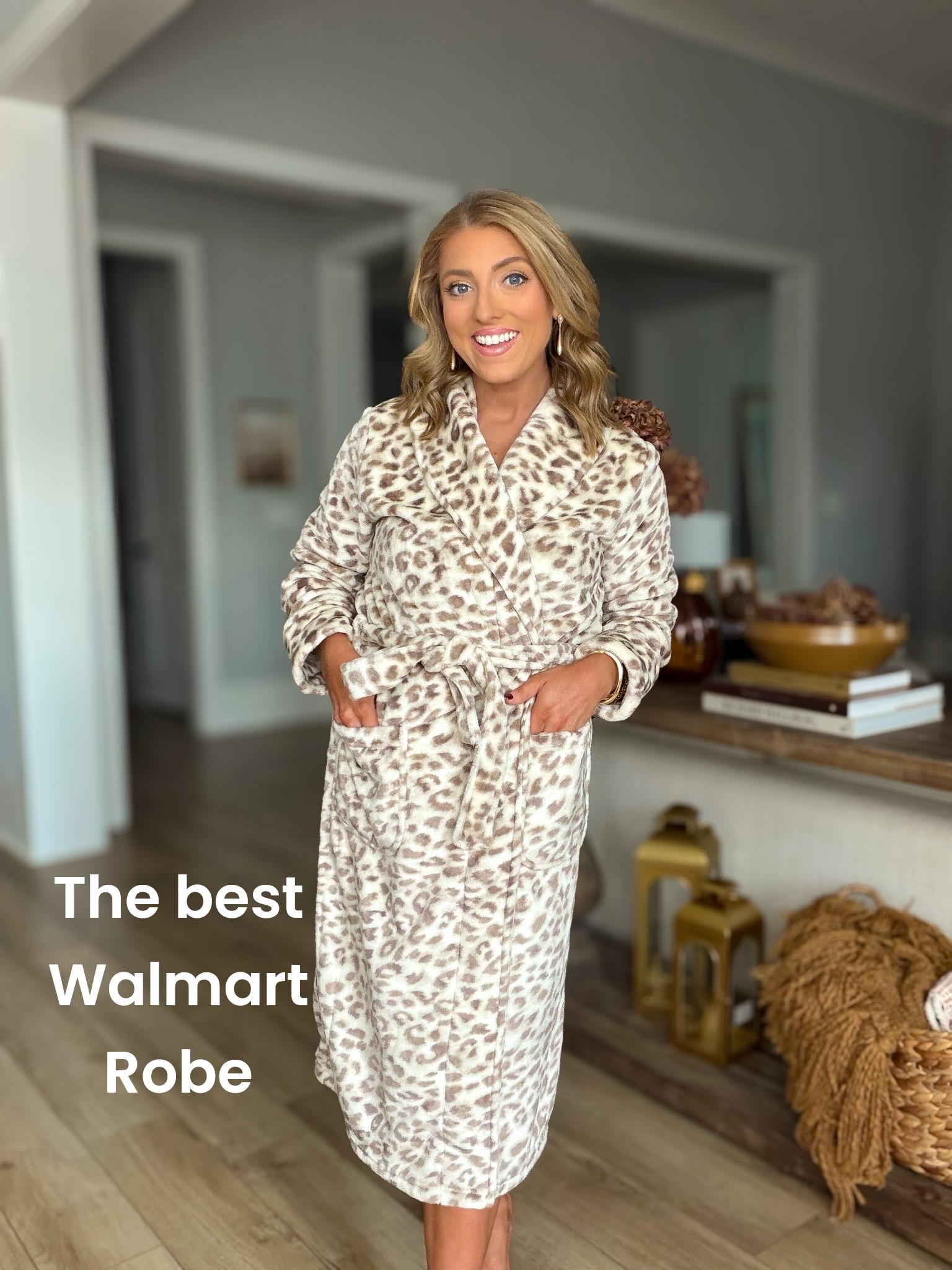 Walmart fashion has the BEST cozy robes! 🤎🐆 These are officially back in new prints for this year, and I swear they are some of the softest, coziest robes! I always grab a new one every fall because they’re just THAT good. 😍 This neutral leopard print is so cute and looks way more expensive than it is!

Perfect for cozy mornings, getting ready, lounging around the house or even gifting as we head into the holiday season! 🎁✨ If you love a super soft Walmart robe, definitely don’t sleep on these new arrivals!

#walmartfashion #walmartfinds #walmartstyle #walmartfashionfinds #walmartnewarrivals #walmartrobe #cozyrobe #leopardprint #cozyfinds #affordablefashion #fallfavorites #giftideas #womensfashion

#LTKmorningroutine #LTKselfcare