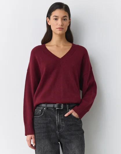 Cosy V Neck Knit Jumper | Glassons (Australia)