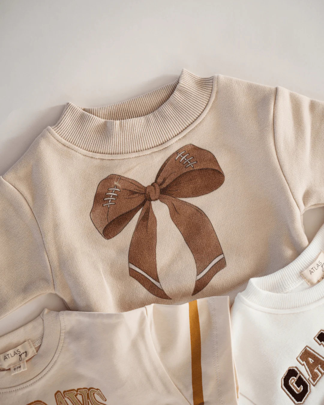 Bow Crewneck | Atlas Grey