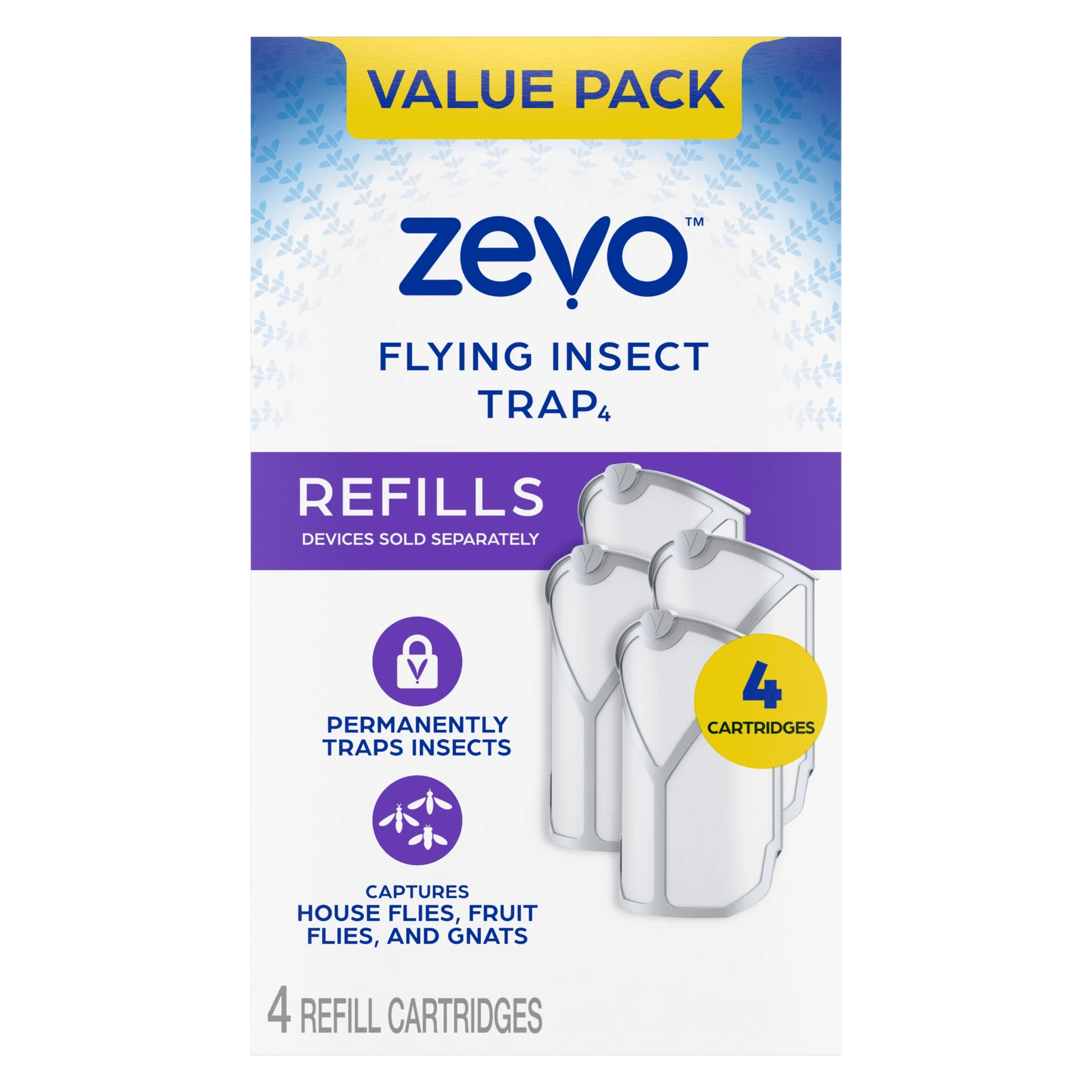 Zevo Flying Insect Trap Refills – 4 Cartridges | Walmart (US)
