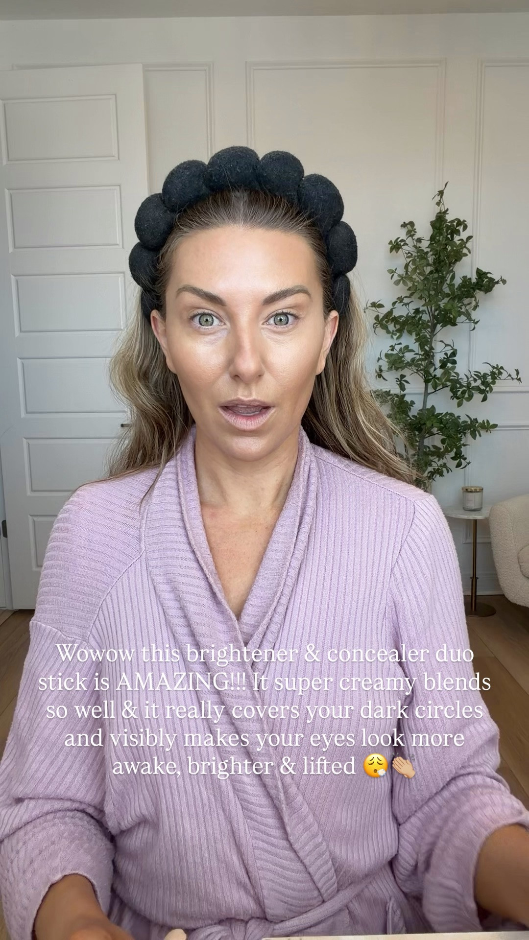 This brightener & concealer stick is amazing!! I’m using shade 210. Use code MAKENNA