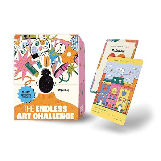 The Endless Art Challenge Card Deck: 90 Creativity Prompt Cards (Overall 25,000 Combinations!) fo... | Amazon (US)