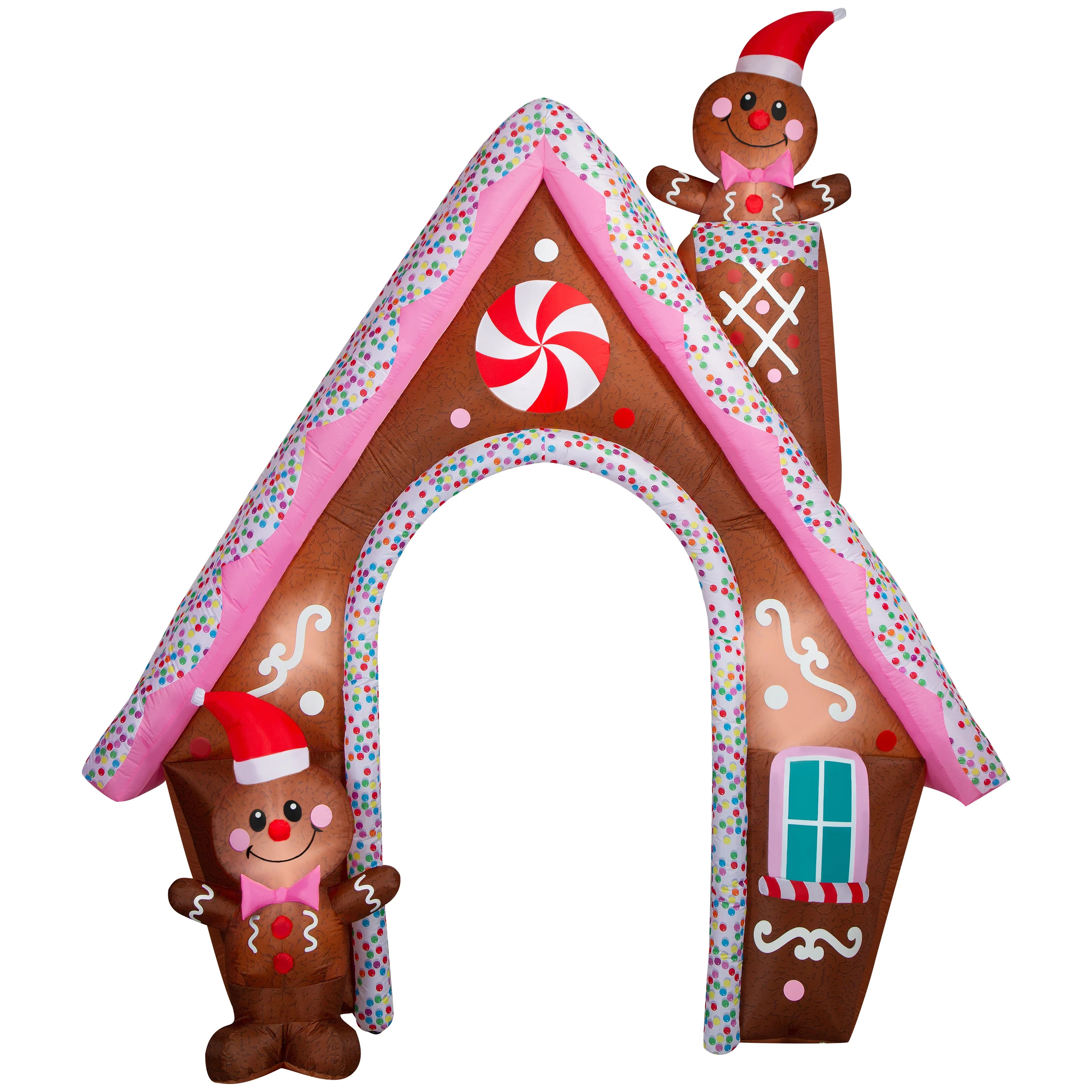 Airblown Inflatables Christmas 11 Foot Archway Gingerbread Scene, by Holiday Time - Walmart.com | Walmart (US)