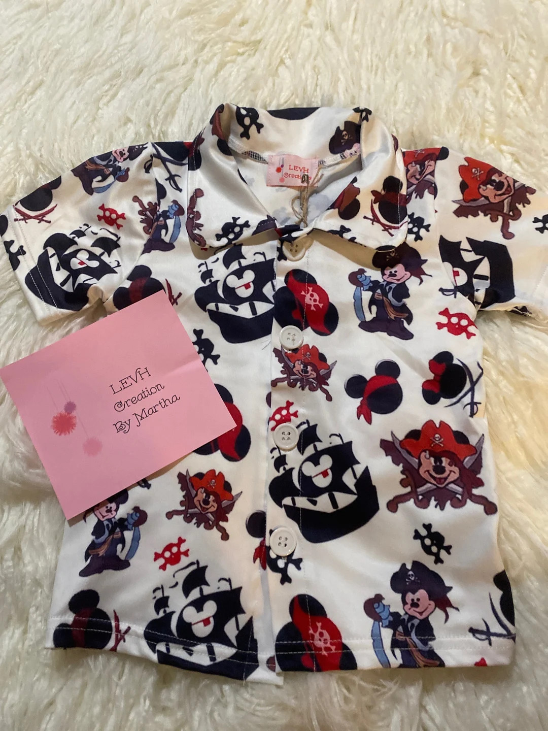 Pirate Mouse Inspired Button Down Shirt | Etsy (US)