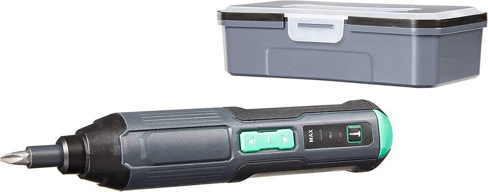 Amazon Basics by SKIL 4V Cordless Stick Screwdriver with 34-Piece Bit Set, Carrying Case, USB Cha... | Amazon (US)