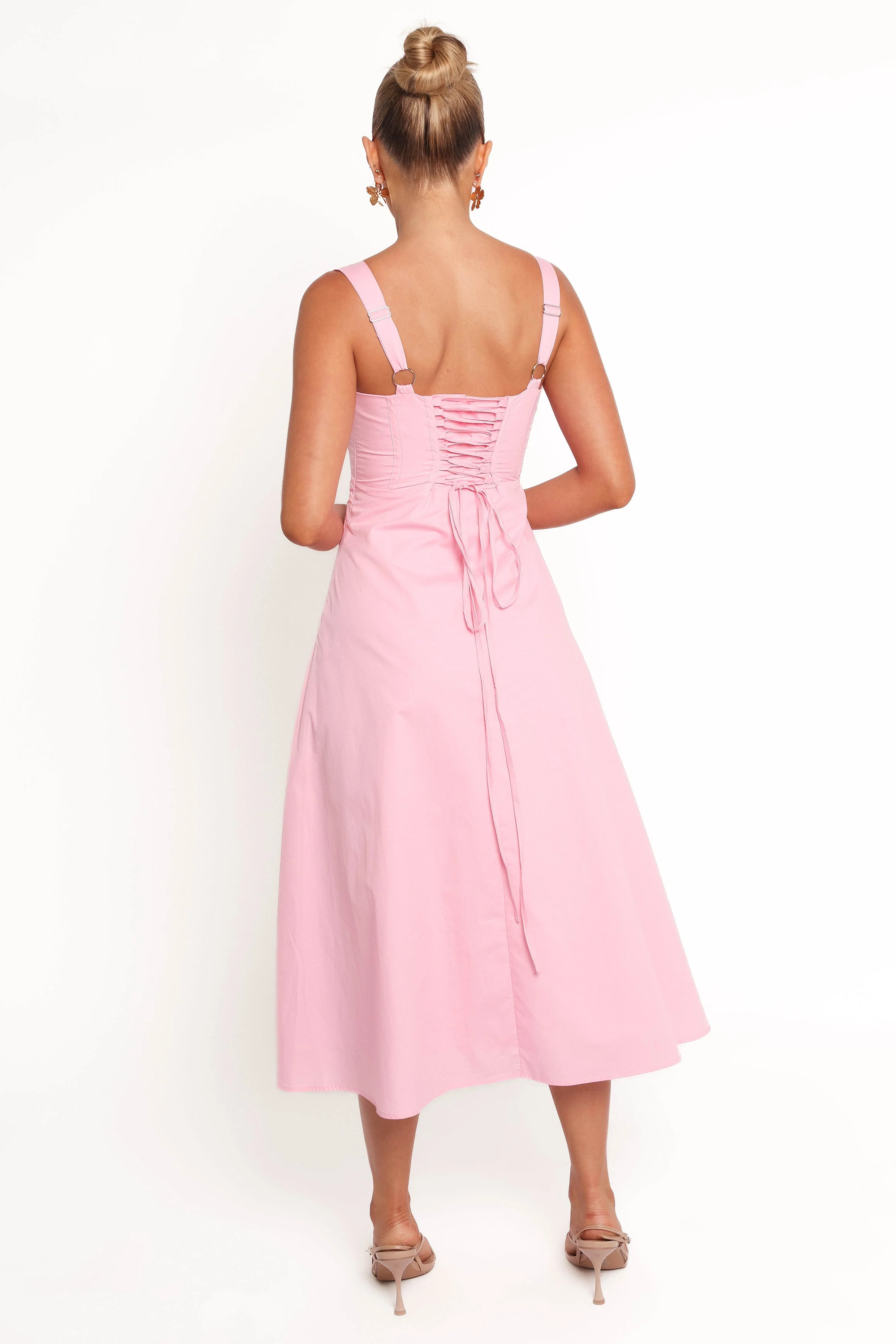 Cosima Midi Dress - Pink | Petal & Pup (US)