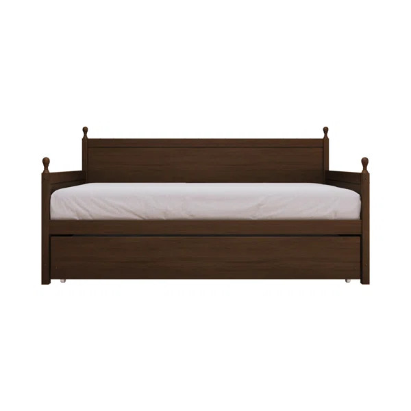 Nyagoa Solid Wood Twin Size Daybed with Twin Size Trundle | Wayfair North America