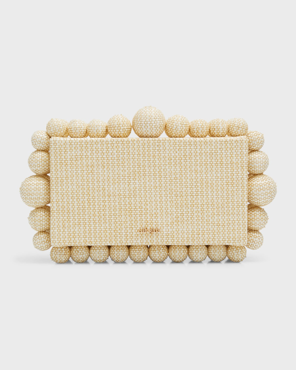 Eos Beaded Raffia Clutch Bag | Neiman Marcus
