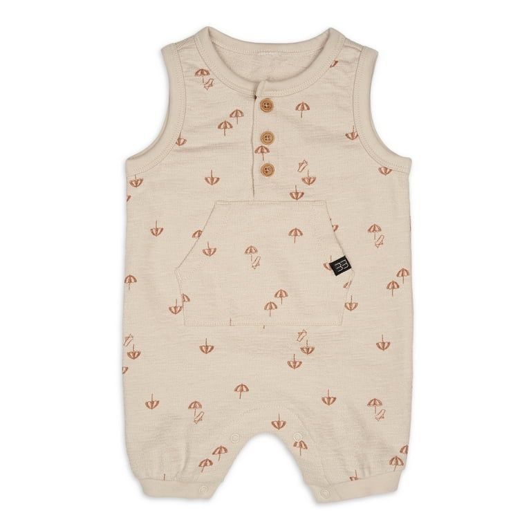 Modern Moments by Gerber Baby Boy Sleeveless Romper, Sizes 0/3 Months - 24 Months | Walmart (US)