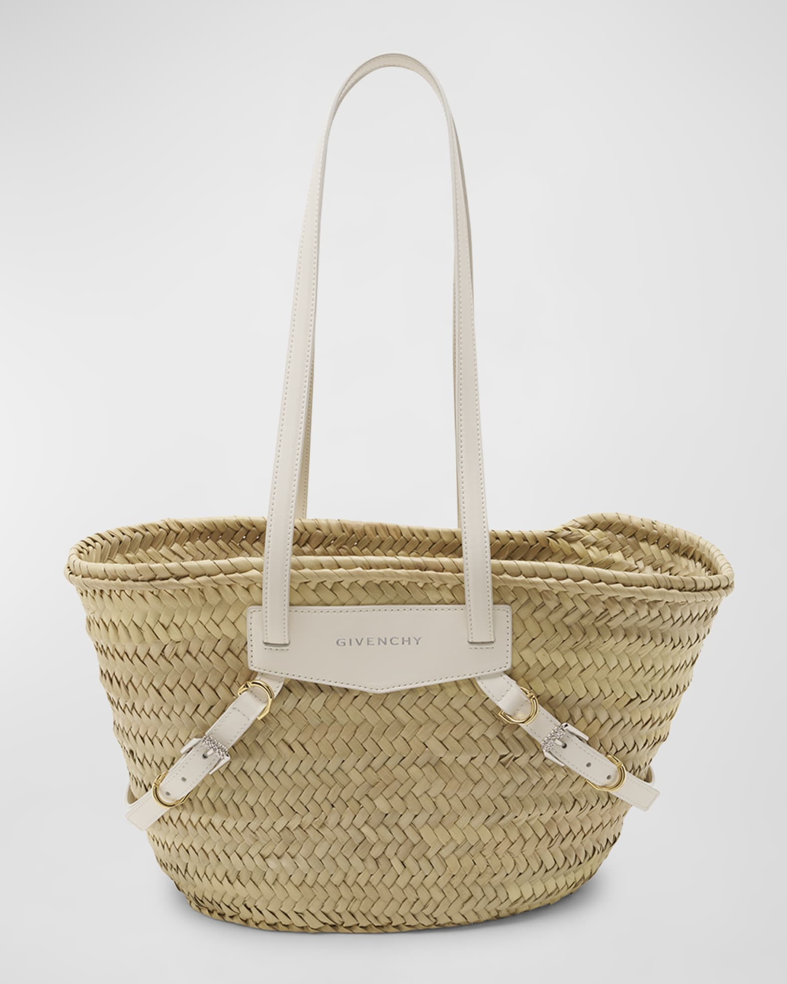 Small Plage Voyou Raffia Basket Tote Bag | Neiman Marcus