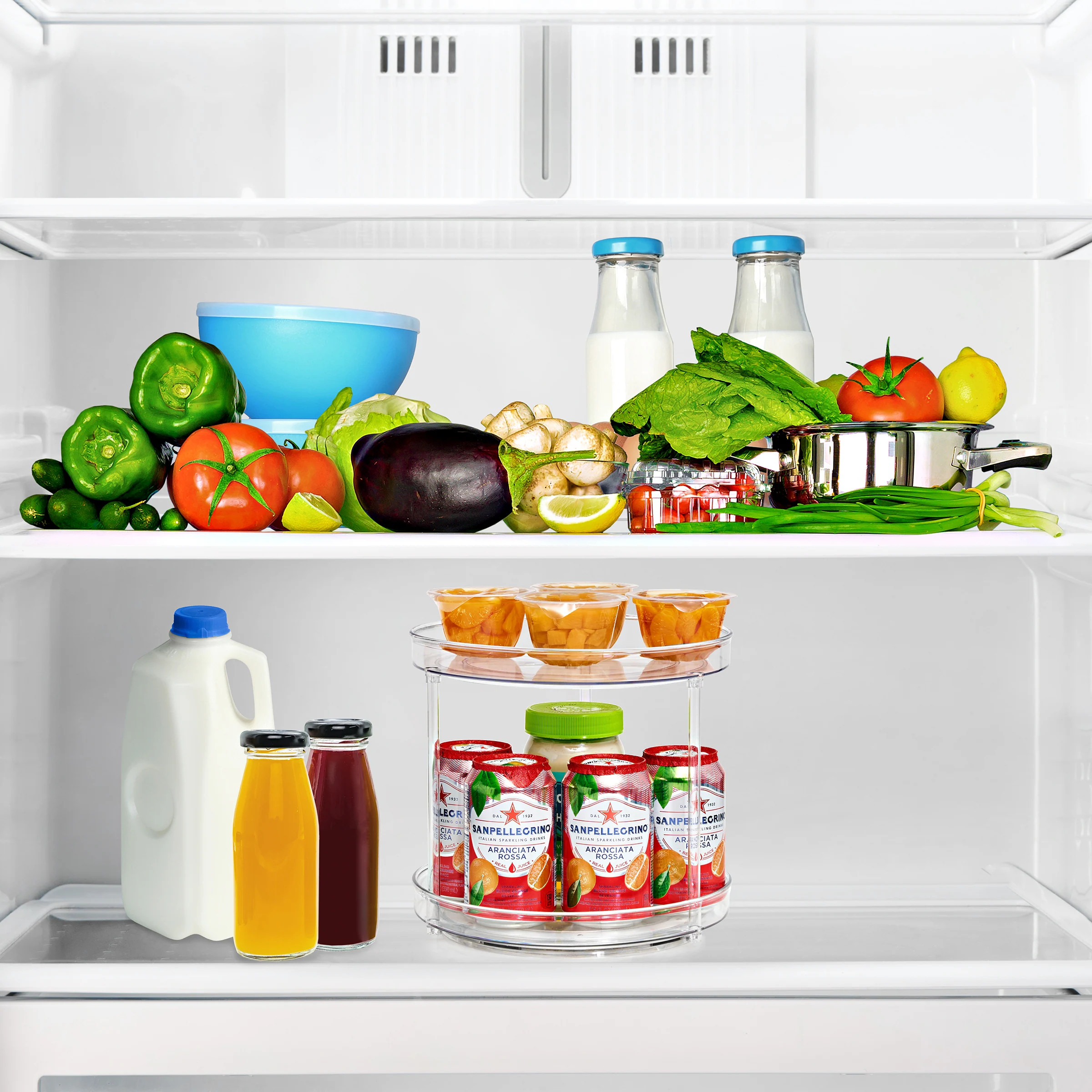 Sorbus Clear Lazy Susan Organizer Versatile Kitchen Cabinet Turntable for Pantry Fridge and Bathroom Storage | Bed Bath & Beyond