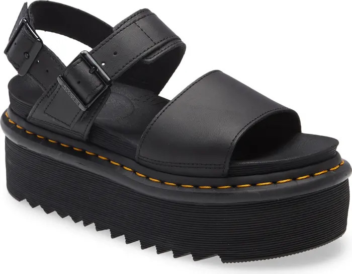 Voss Quad Hydro Leather Platform Sandal (Women) | Nordstrom Rack