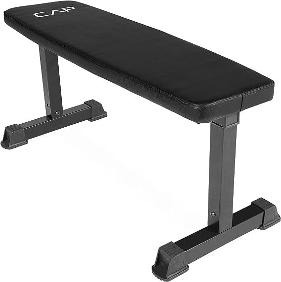 CAP Barbell Flat Weight Bench, Black | Amazon (US)