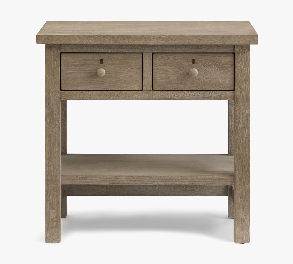 Farmhouse 28.5" 2-Drawer Nightstand | Pottery Barn (US)