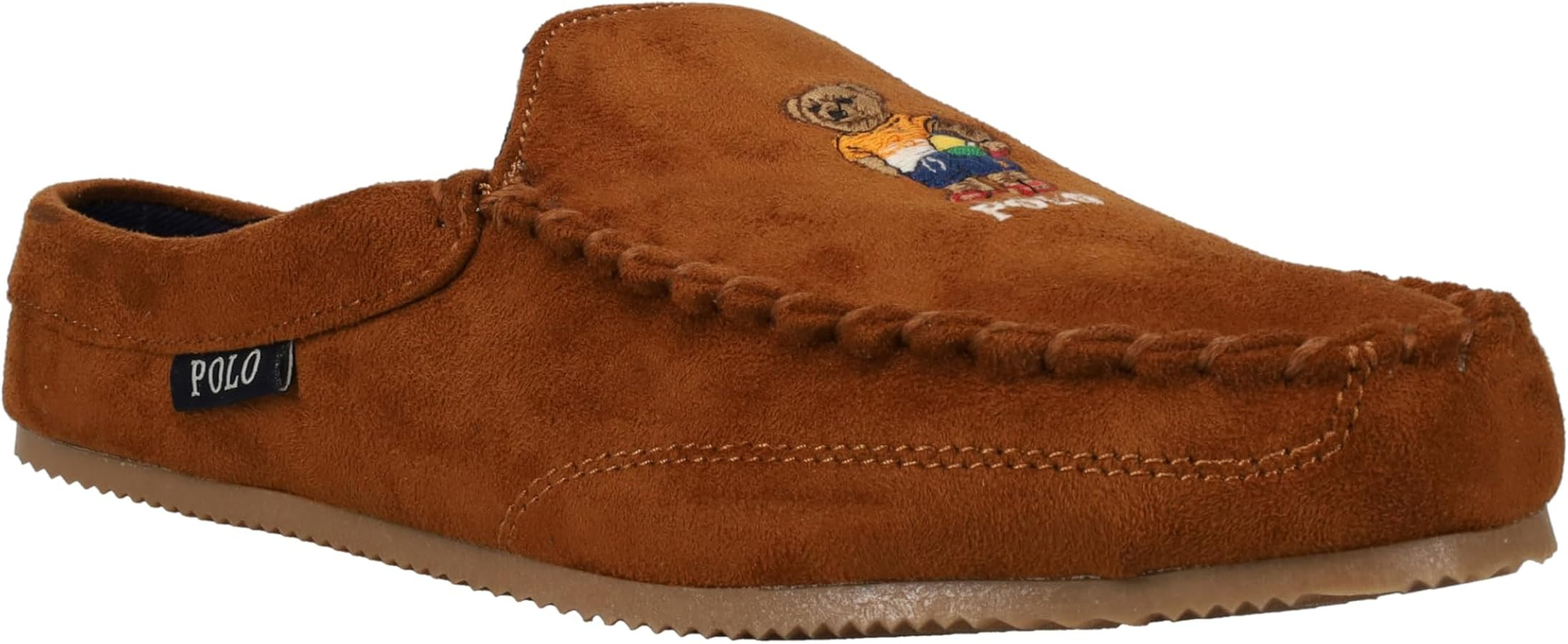 POLO RALPH LAUREN Men's McGuire Mule Polo Bear Slipper | Amazon (US)