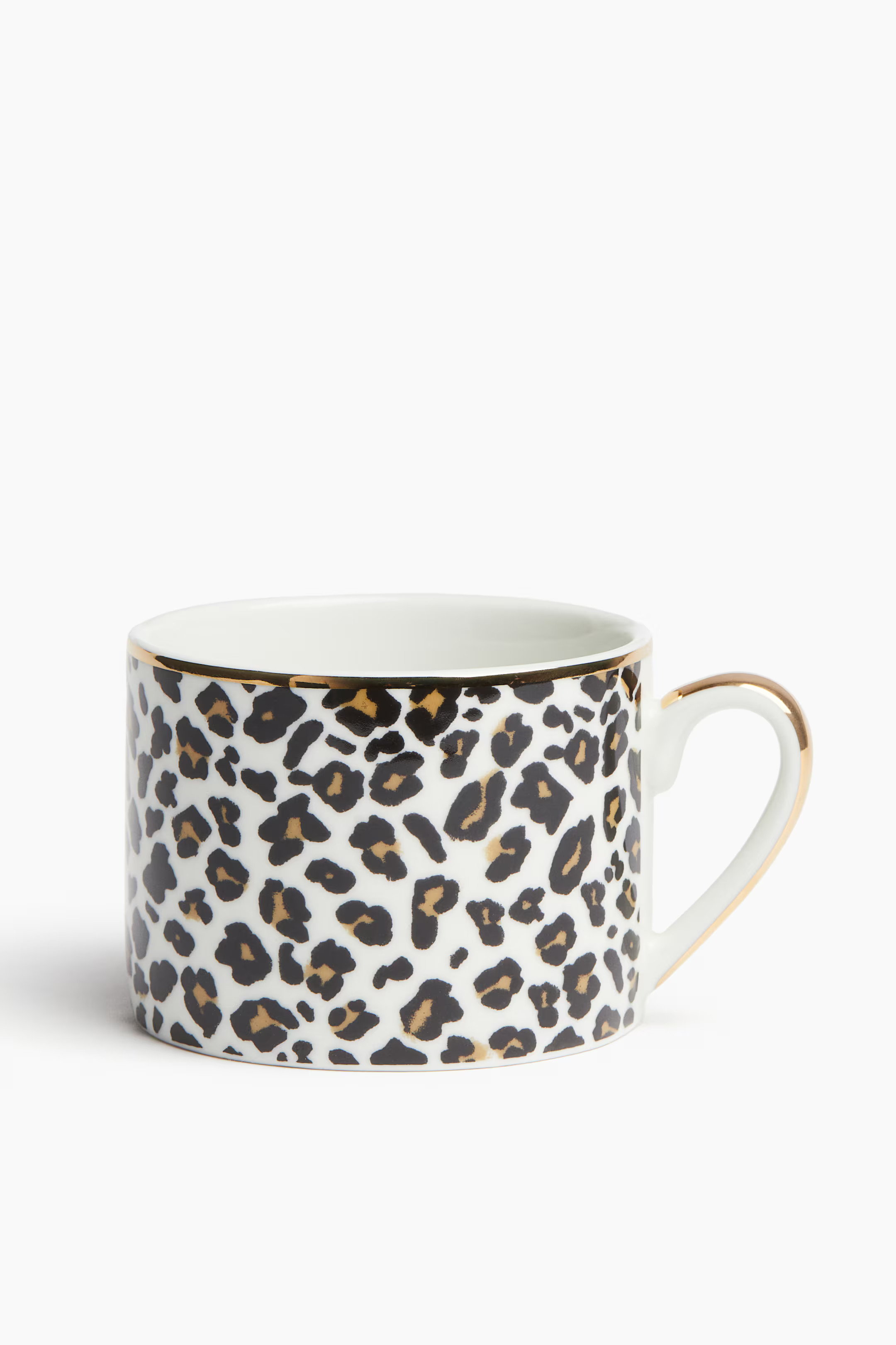 Porcelain Cup - White/striped - Home All | H&M US | H&M (US + CA)