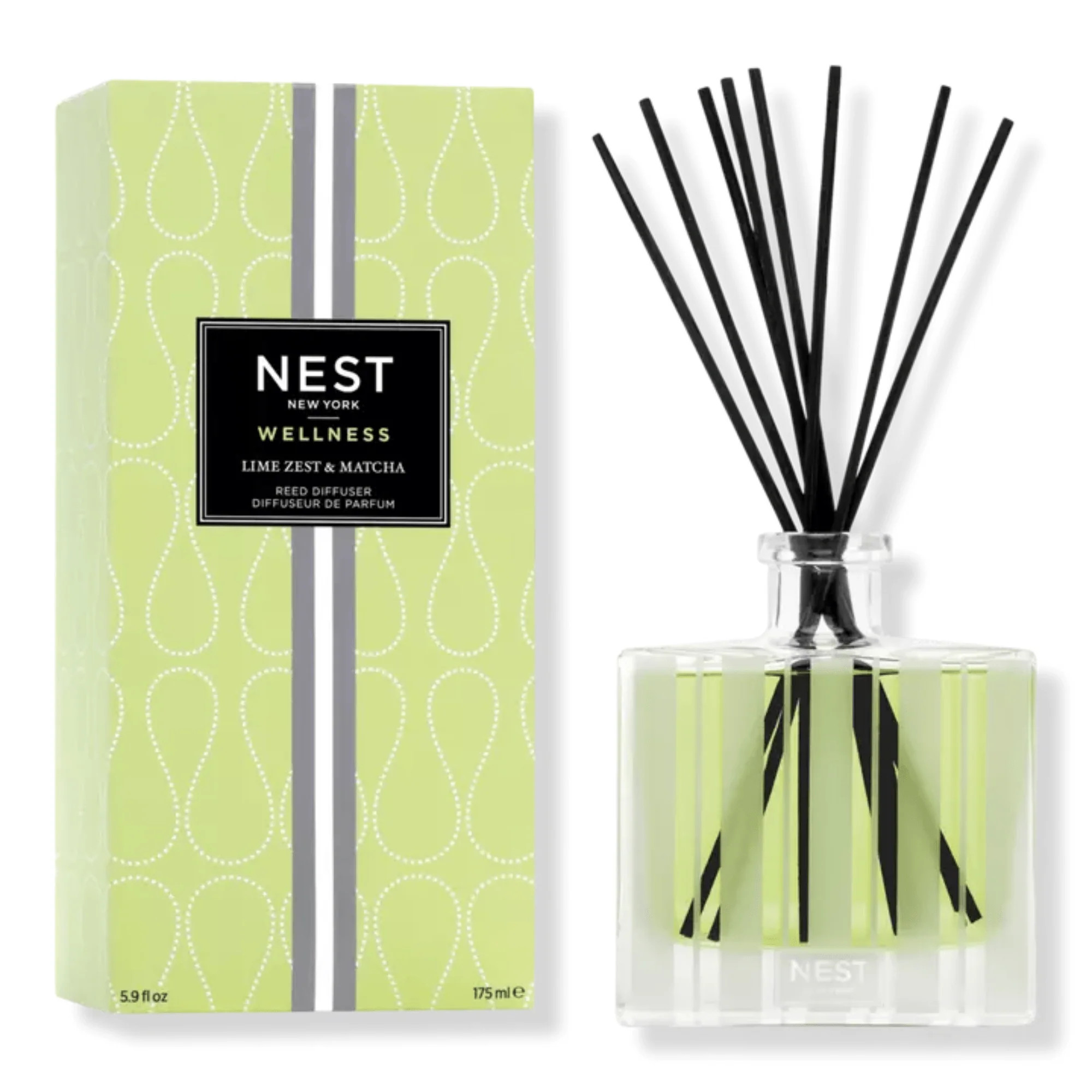 Nest Fragrances Lime Zest Matcha Reed Diffuser (5.9 fl oz) #10086248 | Smallflower