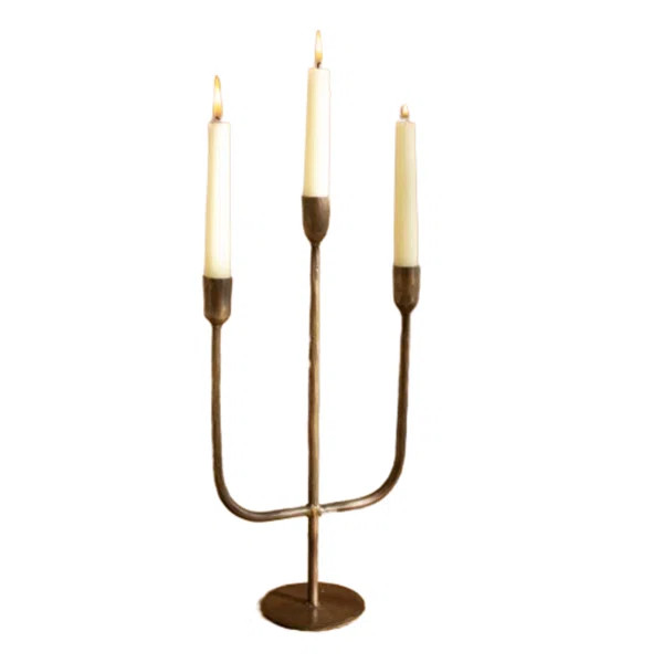 16'' H Metal Tabletop Candelabra | Wayfair North America