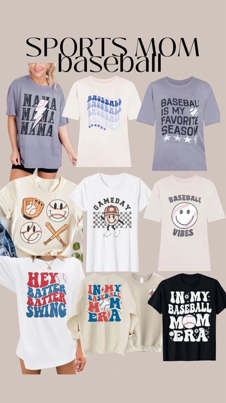 Baseball mom graphic tees and sweatshirts!

Baseball mama. Baseball mom. Baseball mom era. Sports graphic tee. Pinklily. Amazon finds. 

#LTKfamily #LTKfindsunder50 #LTKSeasonal