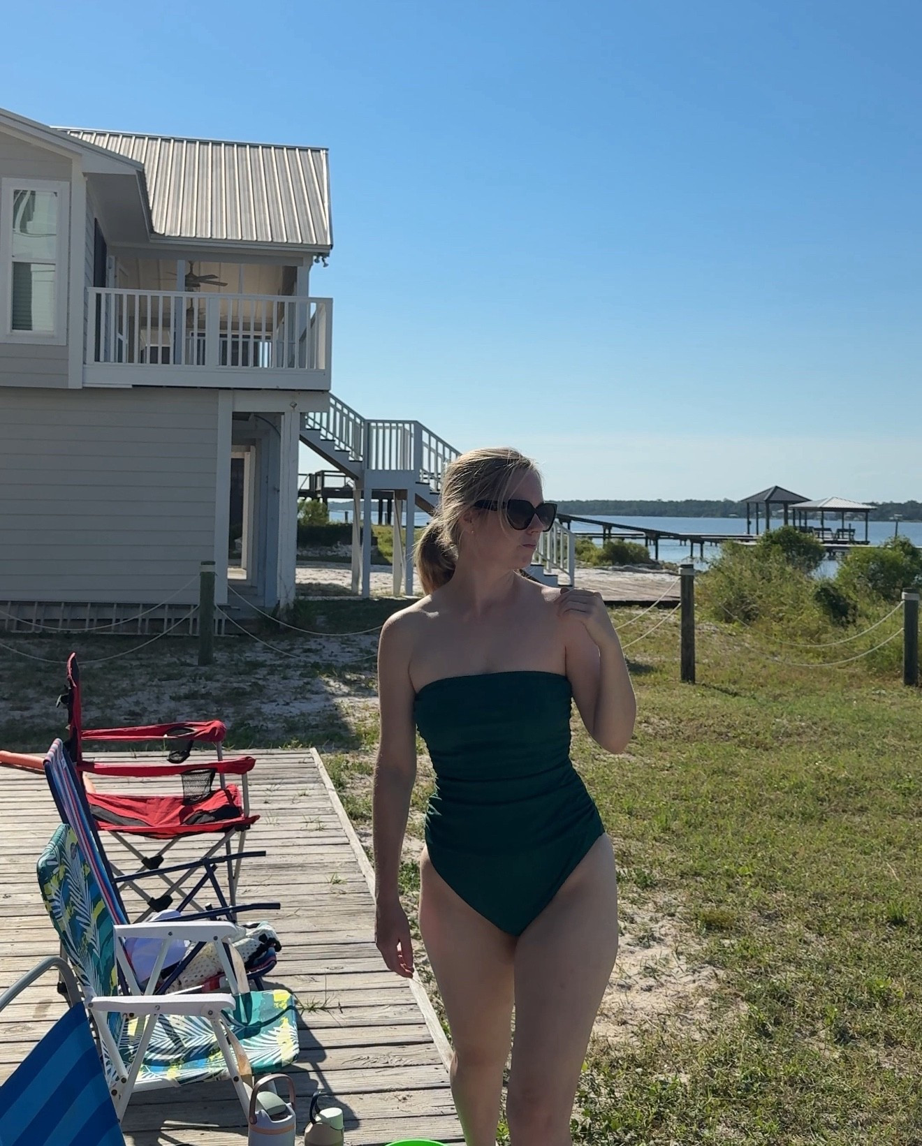 Simple, timeless, and flattering — my go-to one-piece for beach days.
Shop my exact swimsuit and sunnies here! 

#LTKSwim #LTKSeasonal #LTKTravel