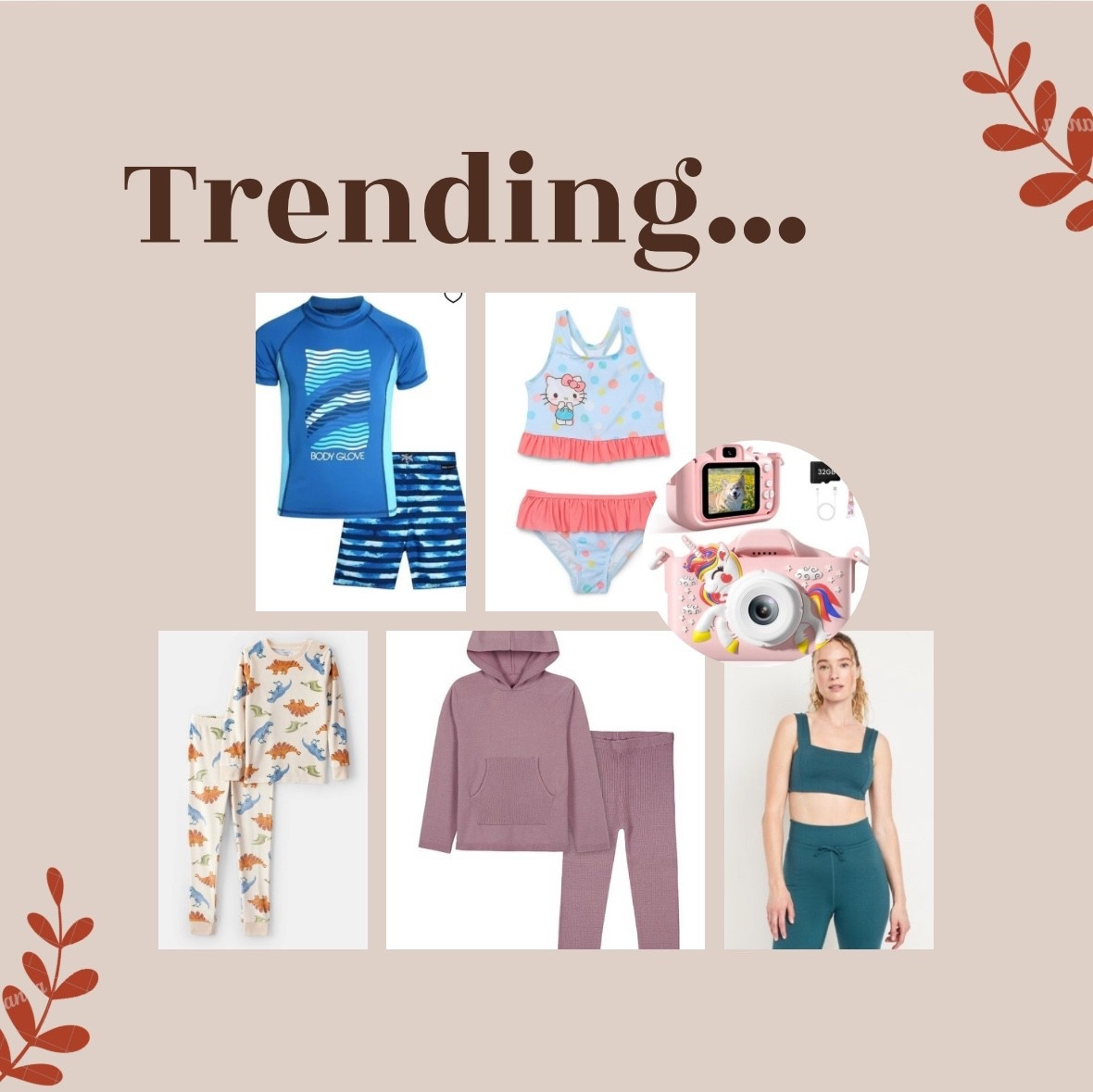 Scroll down to shop:
Kids | pajama | boy | swimsuit | kids camera | women outwear | Summer | 

#LTKKids #LTKActive #LTKSeasonal