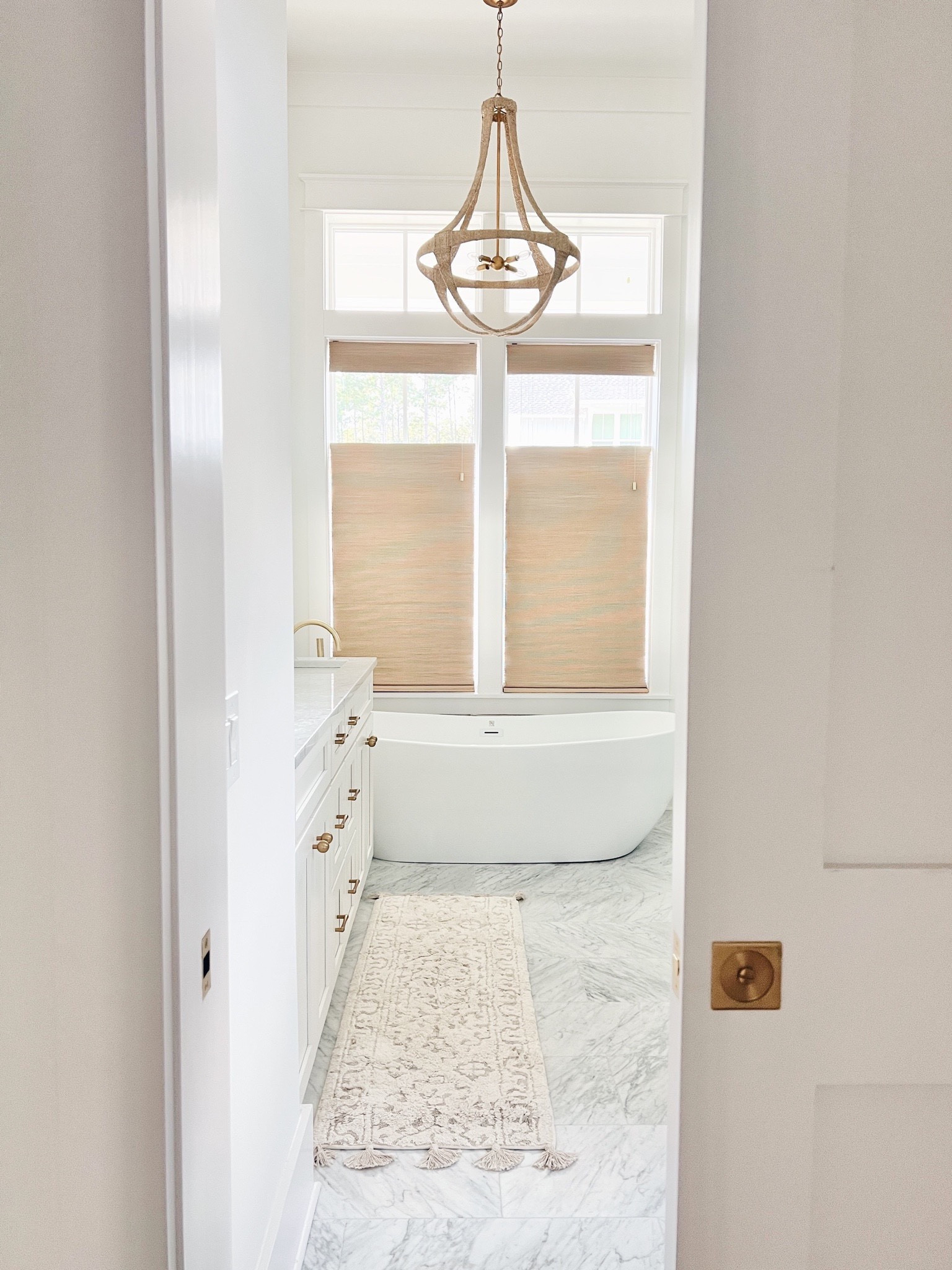 Washable bath mats back in stock!  These are so cushy under foot!  I use top down shades in capri ivory in my bathrooms.  

#LTKfindsunder100 #LTKhome #LTKstyletip