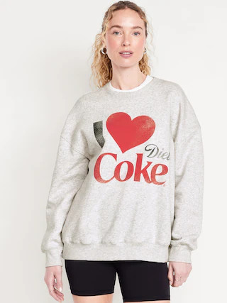 Diet Coke® SoComfy Oversized Tunic Sweatshirt | Old Navy (US)