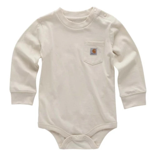Baby Carhartt Pocket Long Sleeve Onesie | Scheels