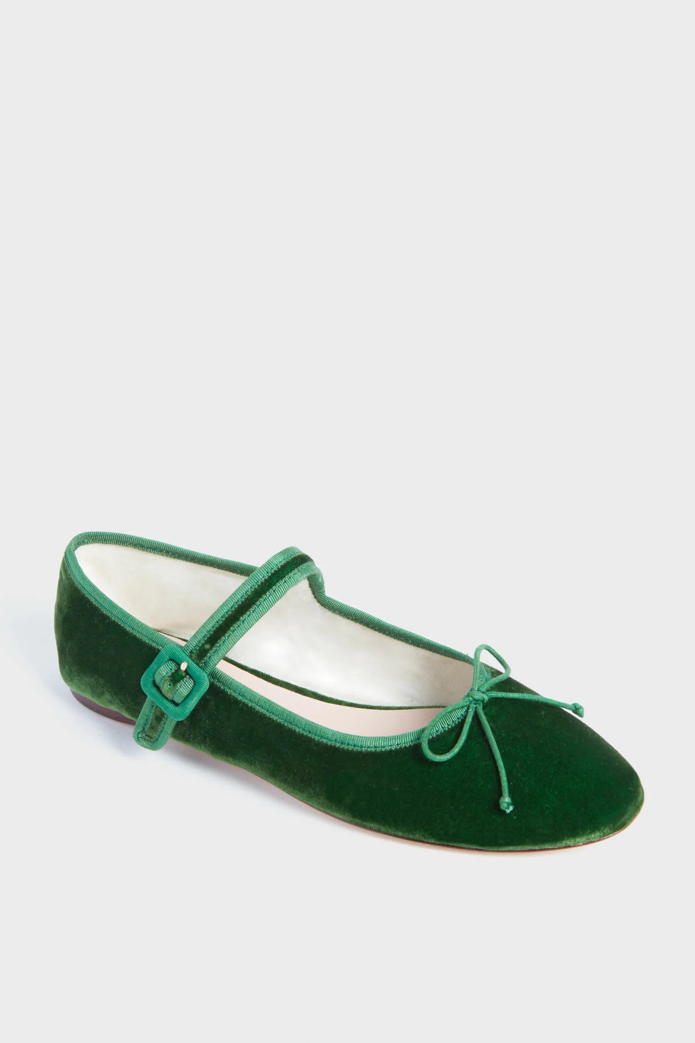 Spruce Velvet Chiara Mary Jane Flats | Tuckernuck (US)