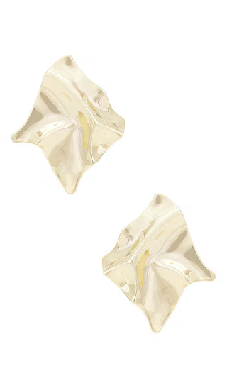 Carre Earring in Gold | Revolve Clothing (Global)