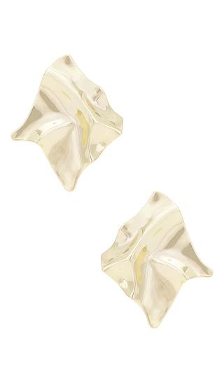 Carre Earring in Gold | Revolve Clothing (Global)