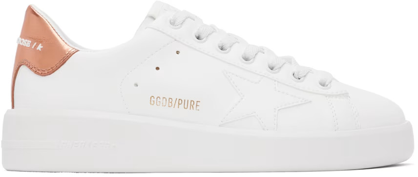 White & Bronze Purestar Sneakers | SSENSE
