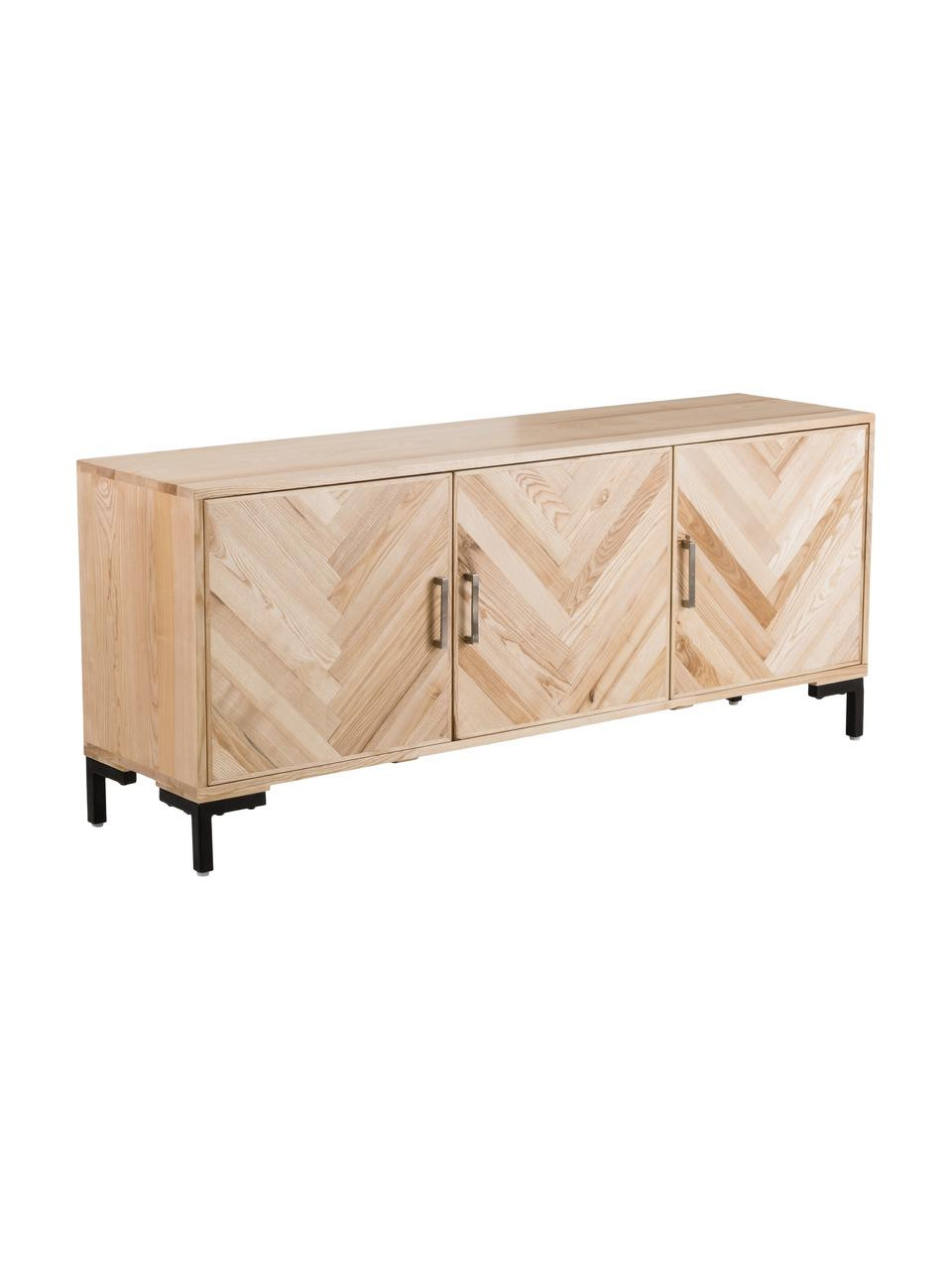 Sideboard Leif mit Türen aus massivem Eschenholz | WestwingNow EU