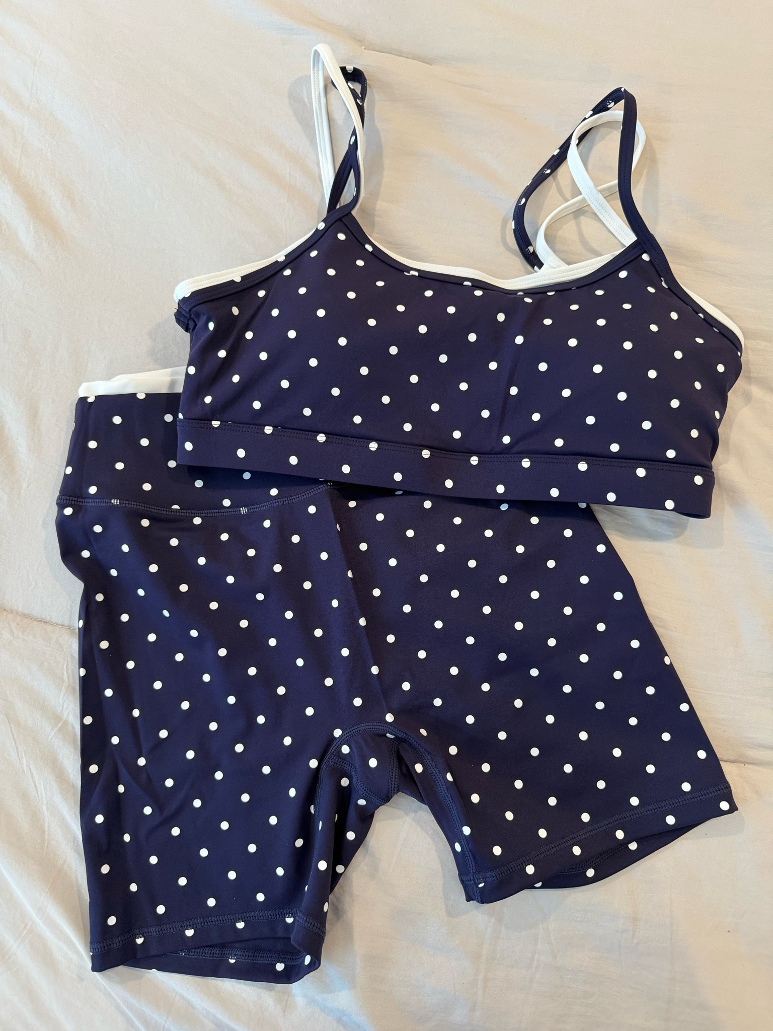 Amazon polka dot activewear sets! 

i reach for these sets the most! Comfortable, stretchy, flattering and affordable!

In a size medium!

Amazon activewear sets
Pilates sets 
Polka dot activewear 
Activewear shorts set

#LTKActive #LTKfitnessgoals #LTKootd