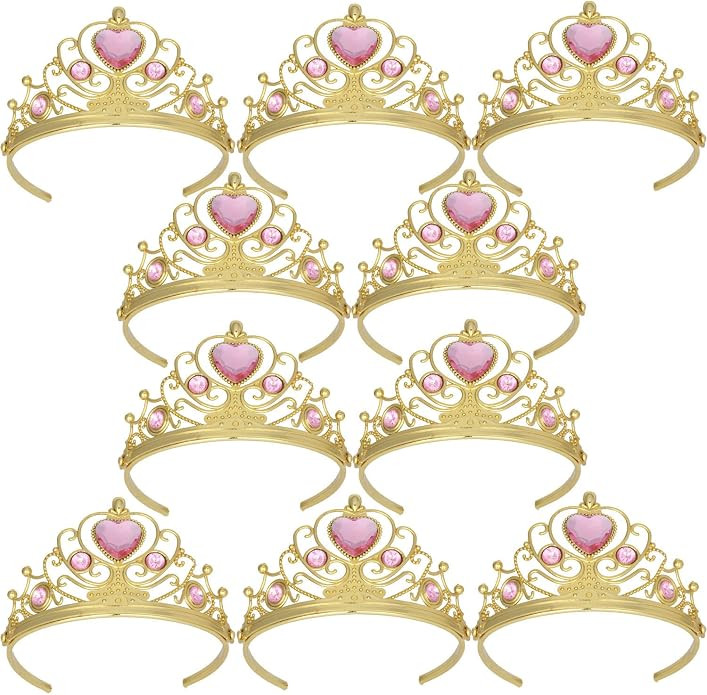 Tiaras and Crowns for Little Girls Crowns and Tiaras for Child from 3 Years Up Party Favors Pink ... | Amazon (US)