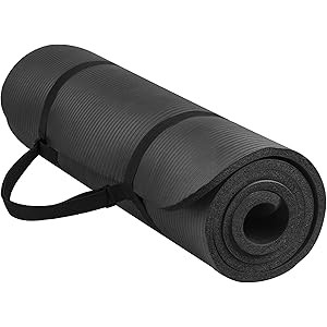 BalanceFrom GoYoga All-Purpose 1/2-Inch Extra Thick High Density Anti-Tear Exercise Yoga Mat with... | Amazon (US)