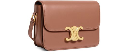 teen Triomphe bag in shiny calfskin - CELINE | 24S US