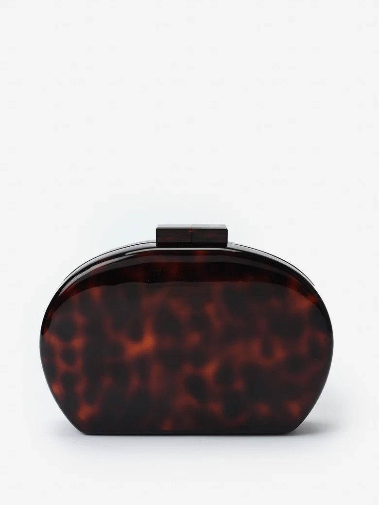 Arya Clutch in Tortoise | J.McLaughlin