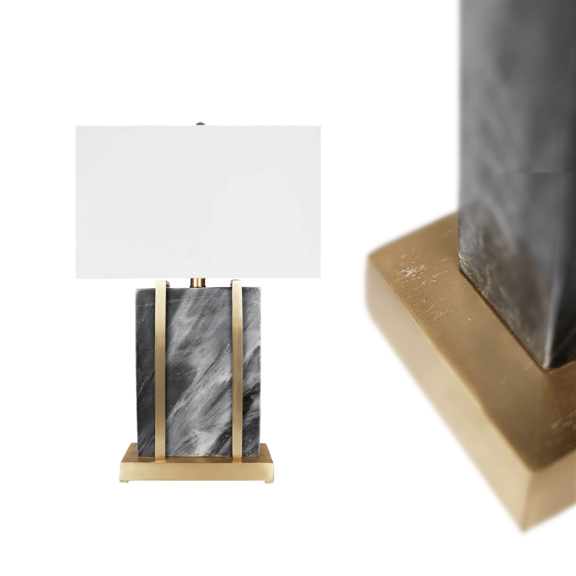 Black Marble Lamp - Blemished | Modern Locke