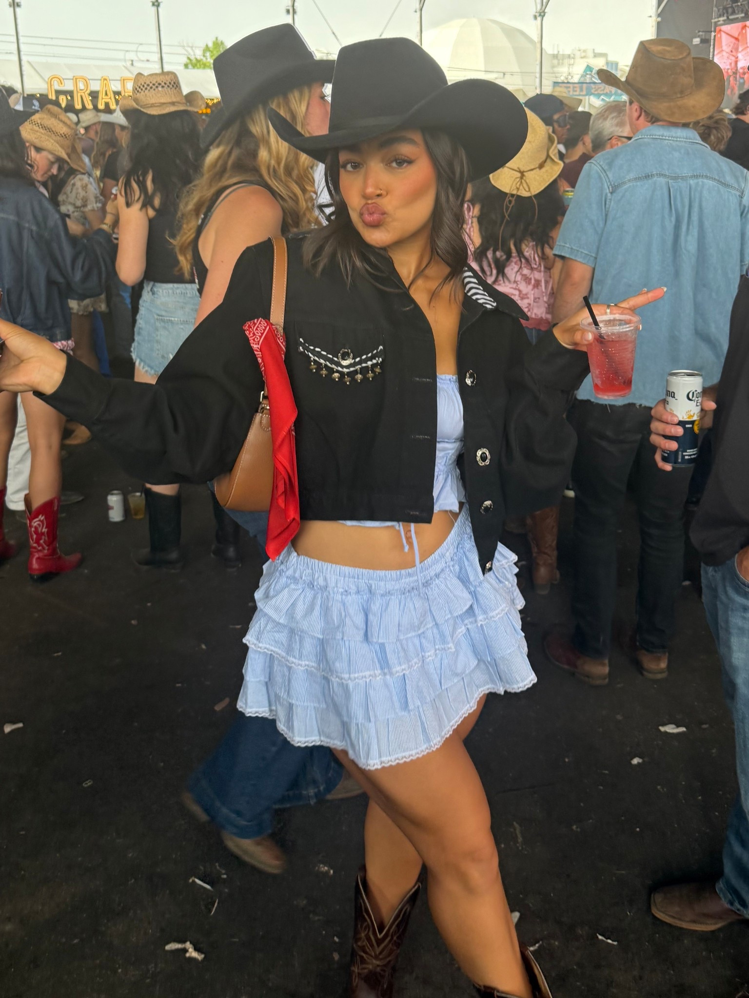 Calgary stampede outfit 4❤️‍🔥🪩

Country concert outfit, festival season, mini skirt outfit, cowboy boots outfit, concert outfit, summer outfit, cowgirl summer, coastal cowgirl 

#LTKBeauty #LTKStyleTip #LTKSeasonal