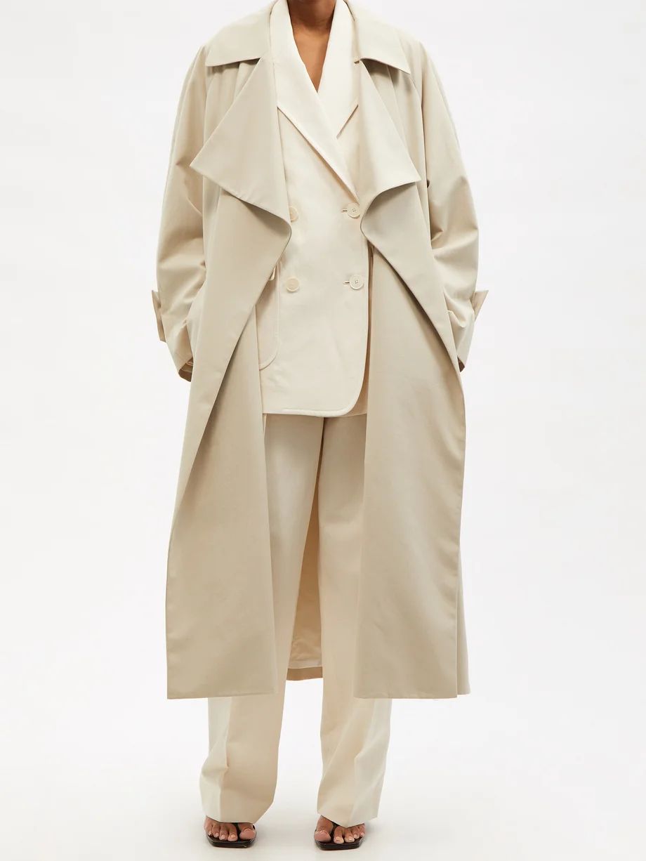 Au cotton-canvas trench coat | Matches (UK)