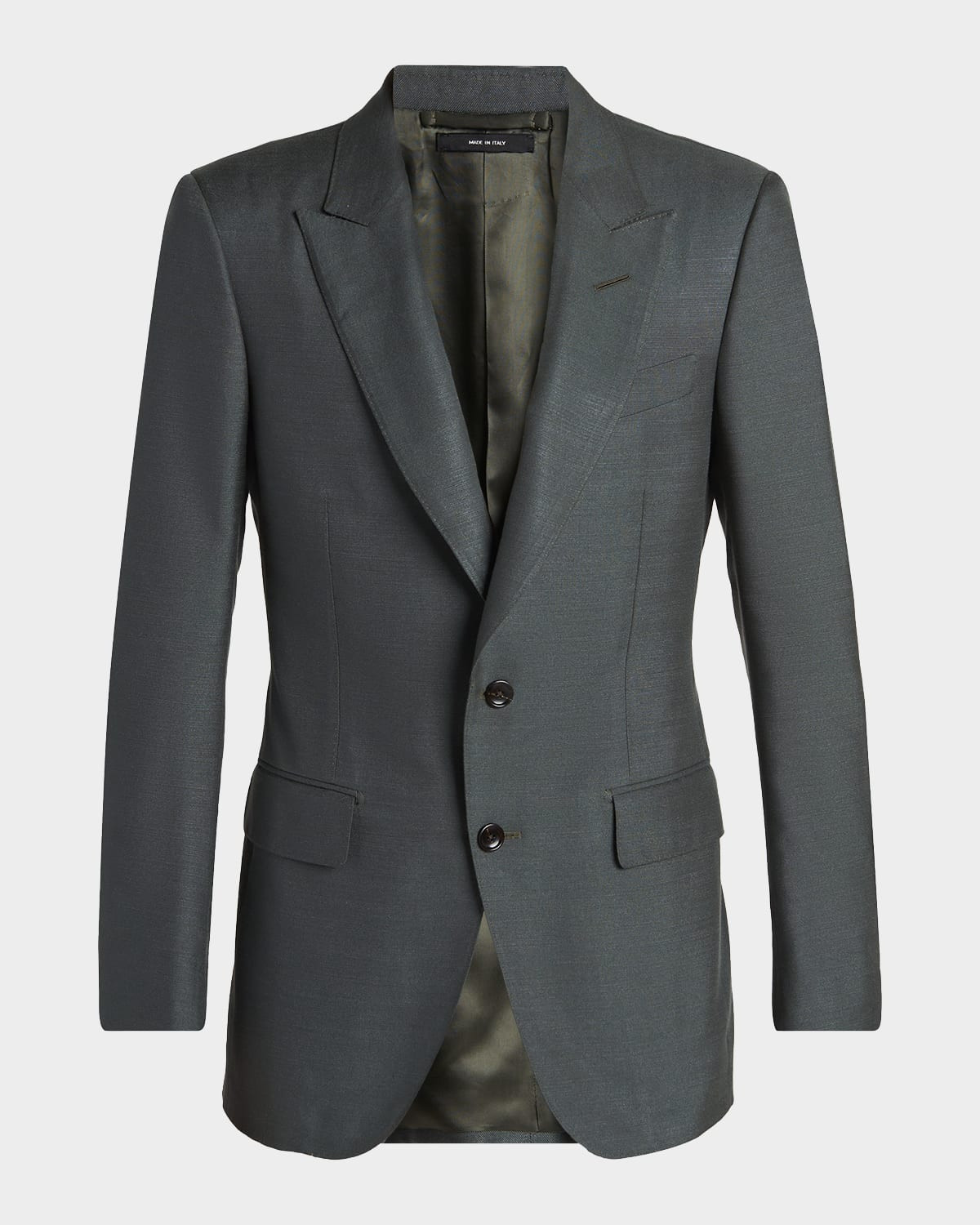Men & apos;s Peak Lapel Single-Breasted Sport Coat | Neiman Marcus
