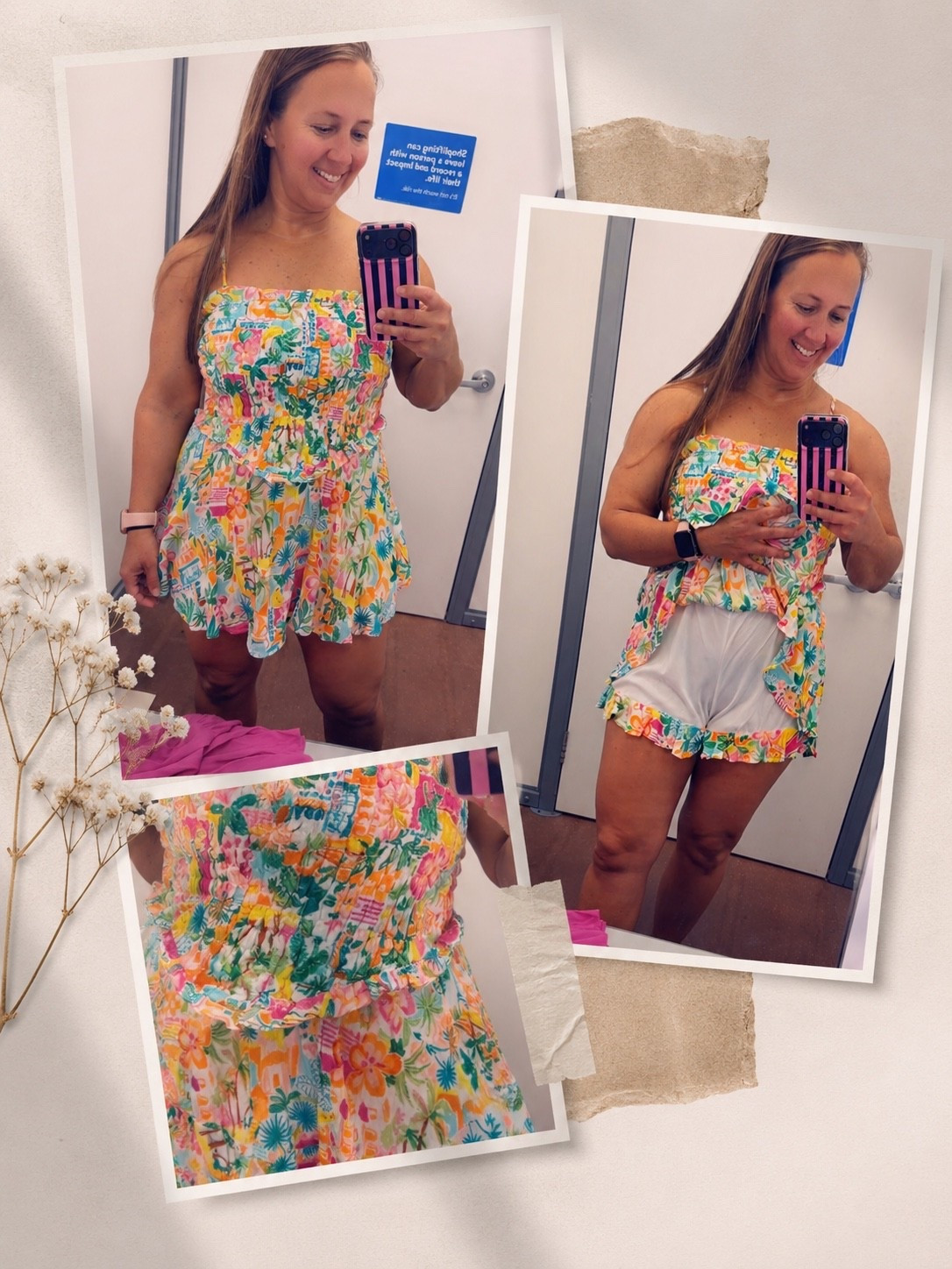 🌴✨ Stop scrolling—because this romper is giving all the tropical vacation vibes! ✨🌴

I’m absolutely obsessed with these bright, happy colors and the flattering fit. The smocked top is so comfortable, and the playful print makes it the perfect throw-on-and-go outfit for summer adventures, brunch dates, beach trips, and everything in between. ☀️💖

Who says you need a vacation to dress like you're on one? 🌺🍹

💬 Would you wear this colorful romper? Let me know in the comments!

🛍️ Tap the link in my bio/LTK to shop this look before it sells out.

#LTKTravel #LTKootd #LTKOver40