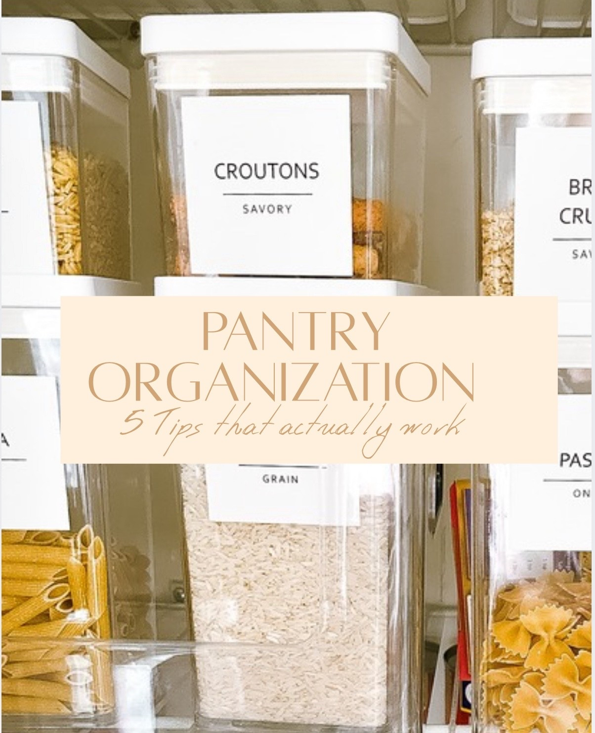 Pantry organization that actually makes life easier 🤍

These are the clear bins, Stacy’s or containers, spice organizers + labels so use to keep everything visible and easy to grab. 

Simple systems = less food waste, less clutter, less chaos 

Everything is linked here 👇🏻

Kitchen organization
Pantry storage 
Home organization 
Storage bins 
clear containers 
Modern home decor 
Small space storages 

#LTKmomlife #LTKSeasonal #LTKHome