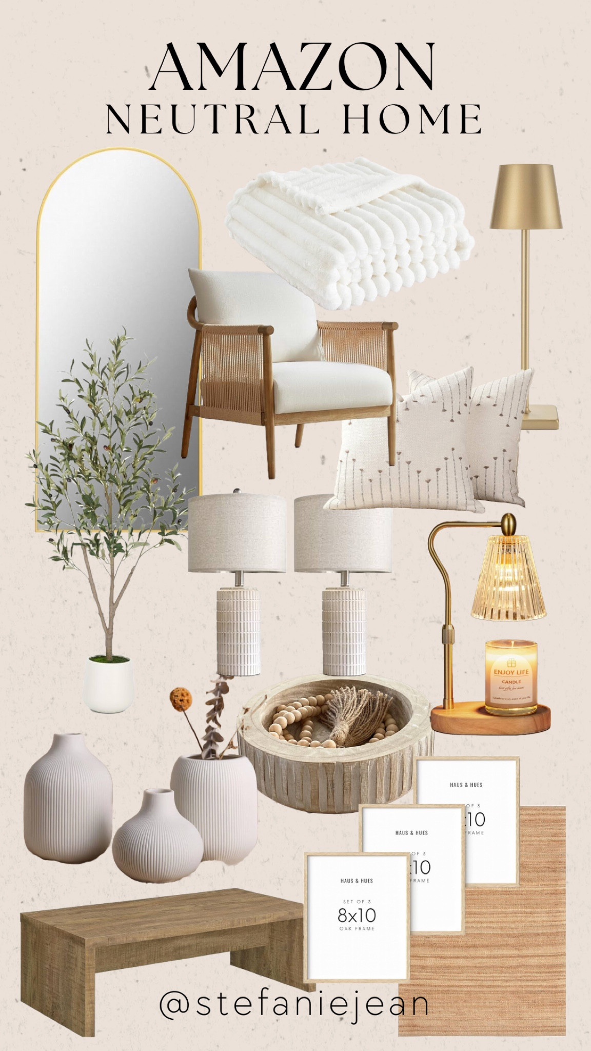 New neutral home decor from Amazon! Including this affordable chair, rug, coffee table, and lamp

#LTKFindsUnder50 #LTKHome #LTKSaleAlert