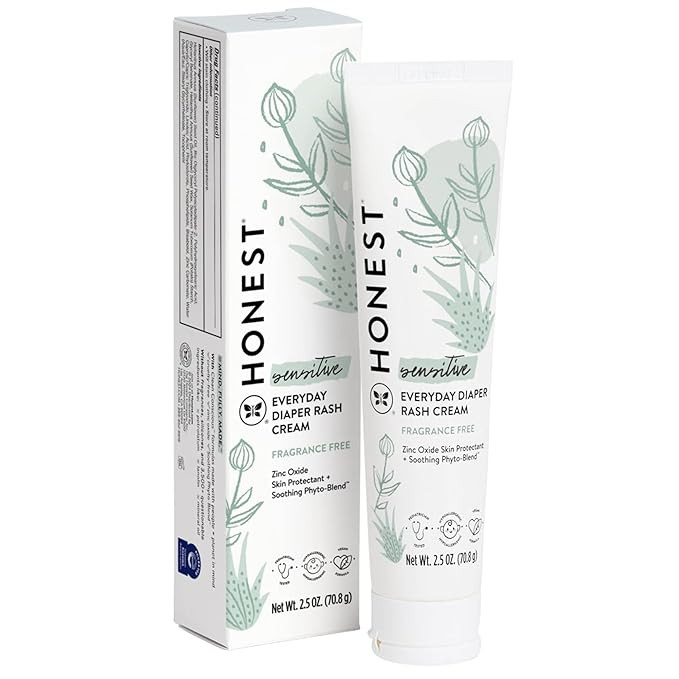 The Honest Company Hypoallergenic Diaper Rash Cream | Moisturizing + Calming Zinc Oxide Ointment ... | Amazon (US)