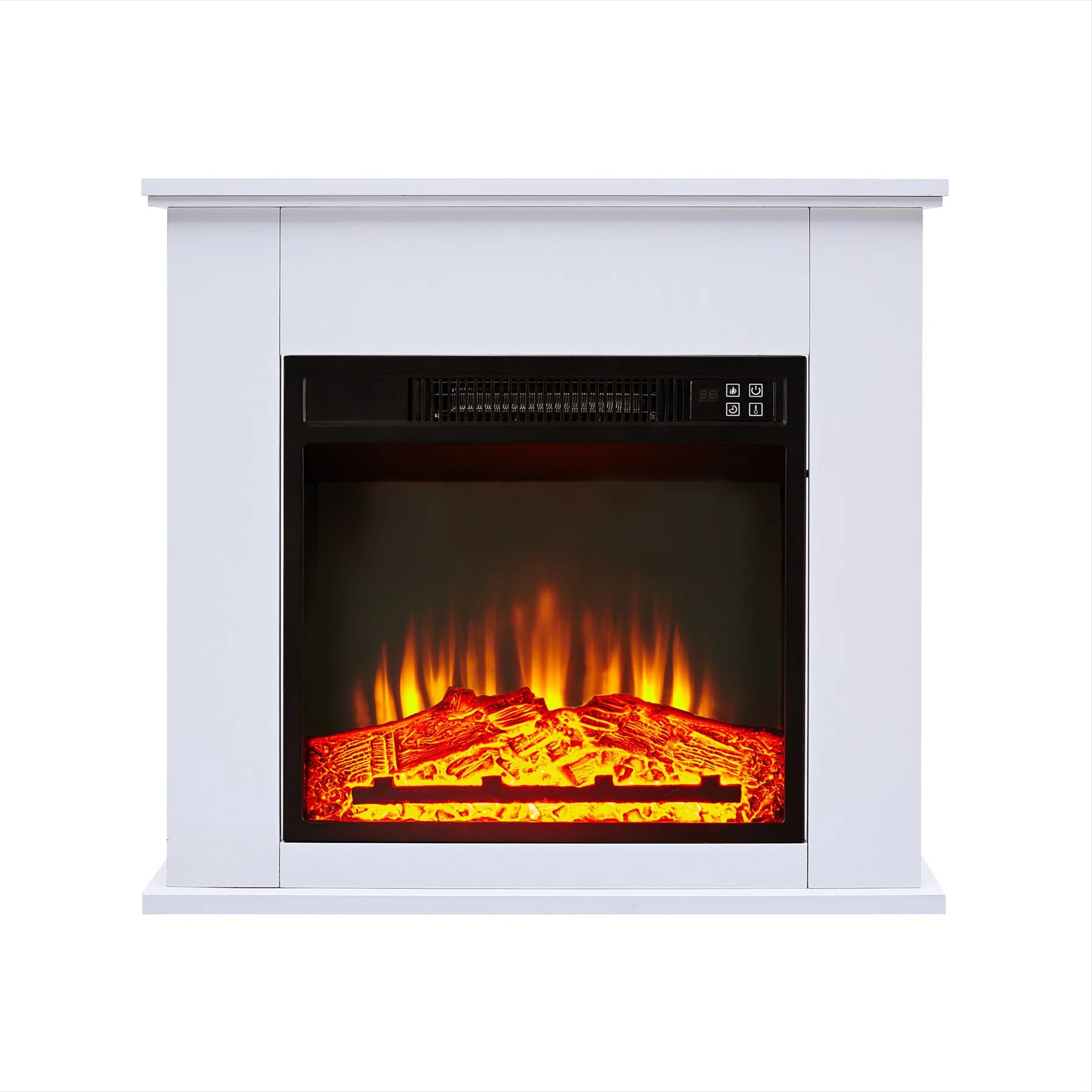 Symple Stuff Shrestha 24.6'' W Electric Fireplace | Wayfair | Wayfair North America