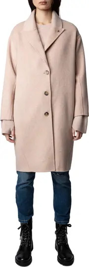 Zadig & Voltaire Mady Wool & Cashmere Blend Coat | Nordstrom | Nordstrom